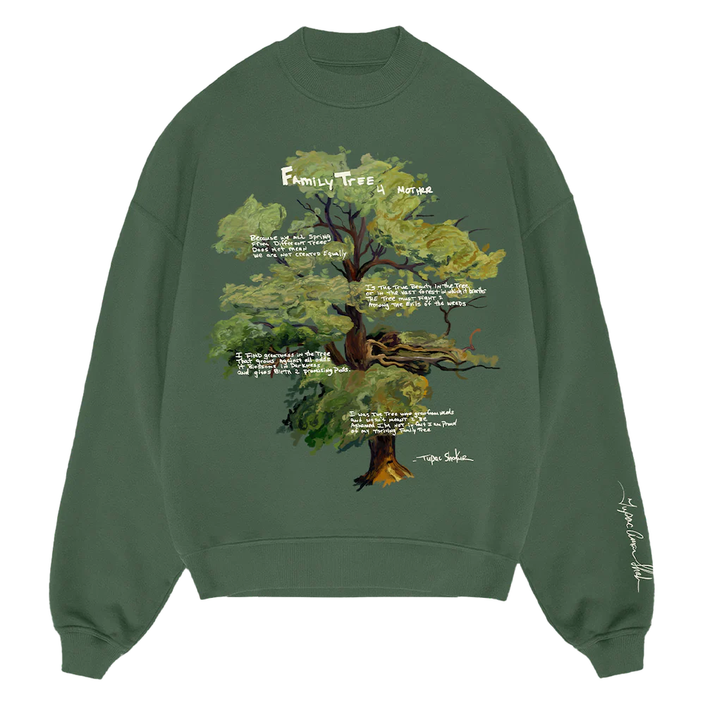Family Tree Green Crewneck