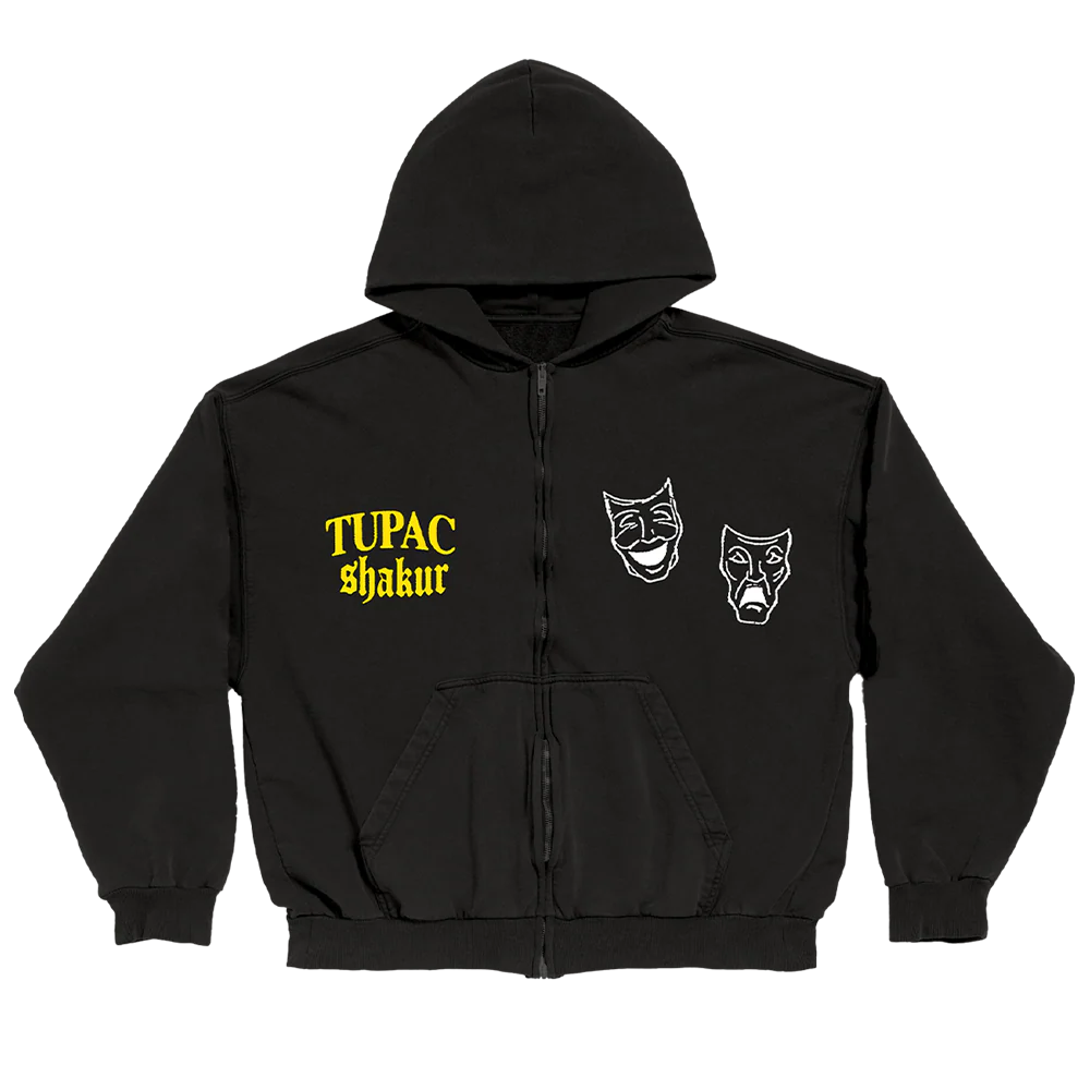 Gemini Mask Zip Hoodie