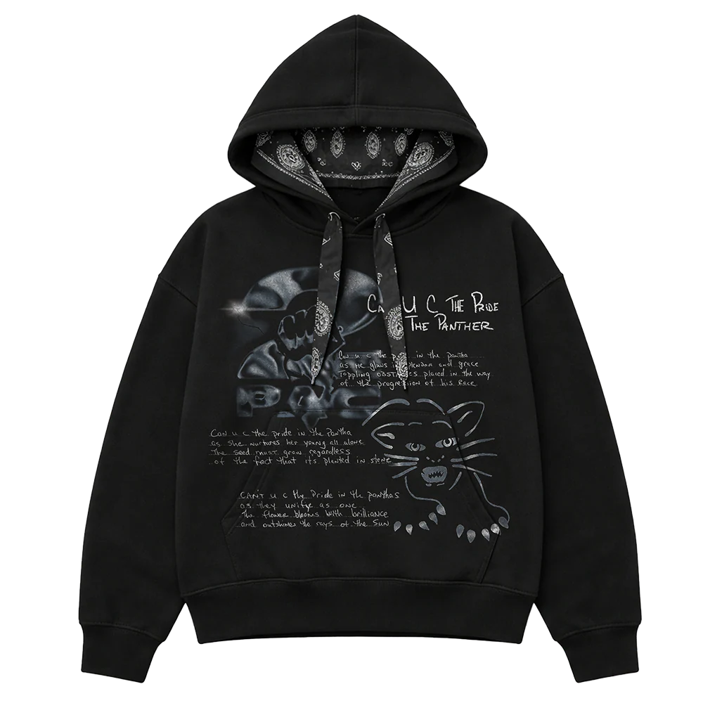 Pride Black Bandana Hoodie