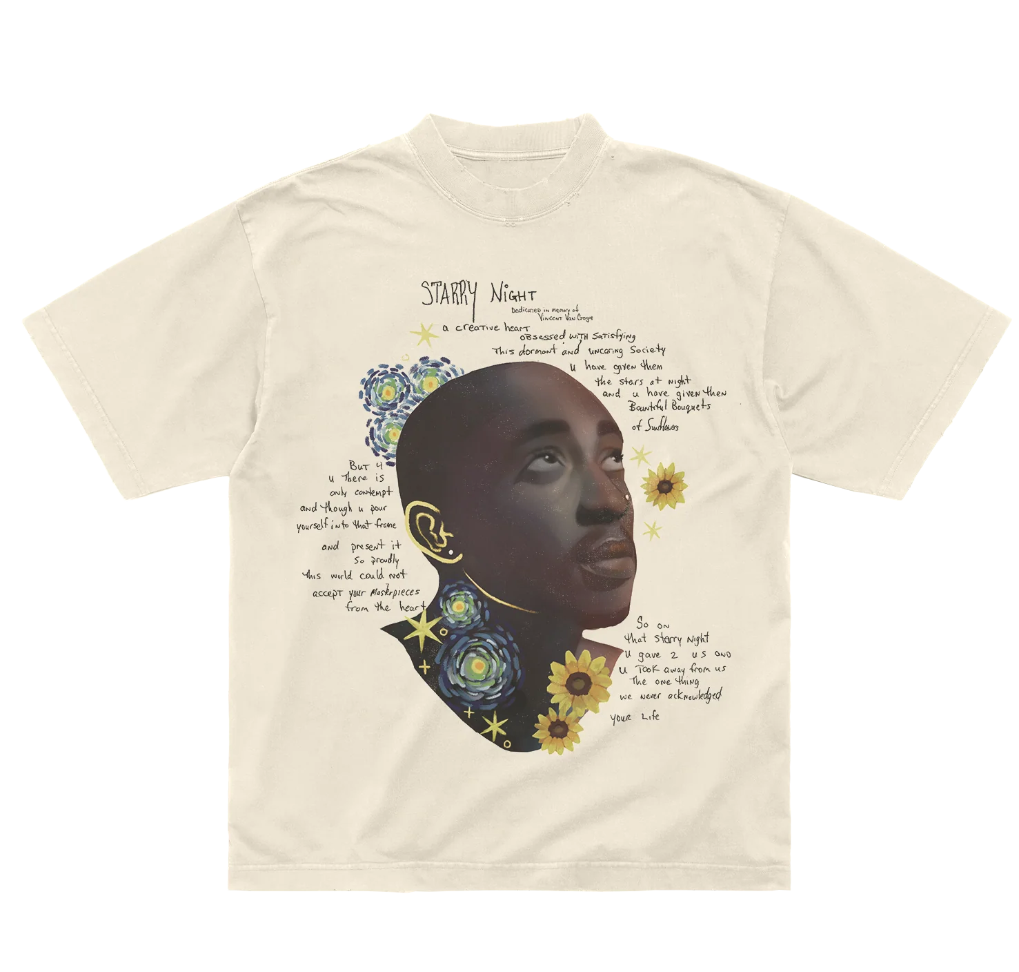 Starry Night Beige Tee