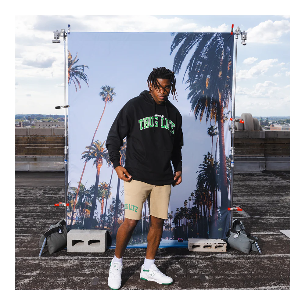 Thug Life Black Hoodie - Image 3