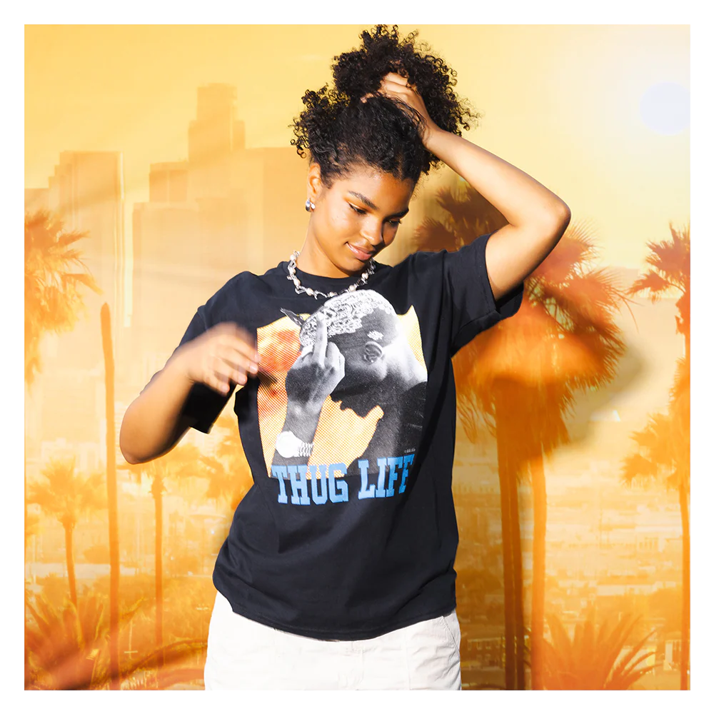 Thug Life Black T-Shirt - Image 3